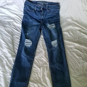 American Eagle super high rise jegging, 8